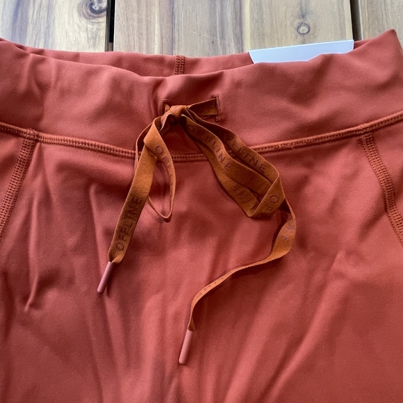 Nwt Offline By Aerie Burnt Orange and Pink Colorblock Goals 7/8 Pocket Leggings - Picture 4 of 5